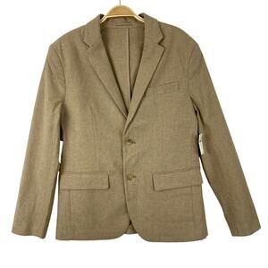 Old Navy Linen Blend Mens Blazer Size S Light Khaki Sport Coat Jacket Preppy NEW